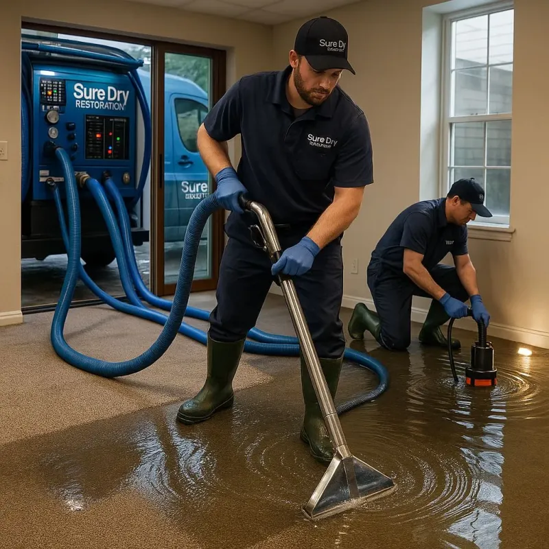 Water Extraction and Removal process in North Stamford, CT